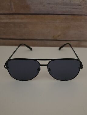 Julia Rose Aviator Black Sunglasses